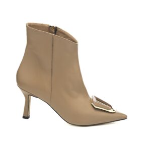 Art.233 tacco 7 cm - suola in gomma - fodera pelle - Nappa Mou + placca OroMou - sottopiede imbottito - 215 €