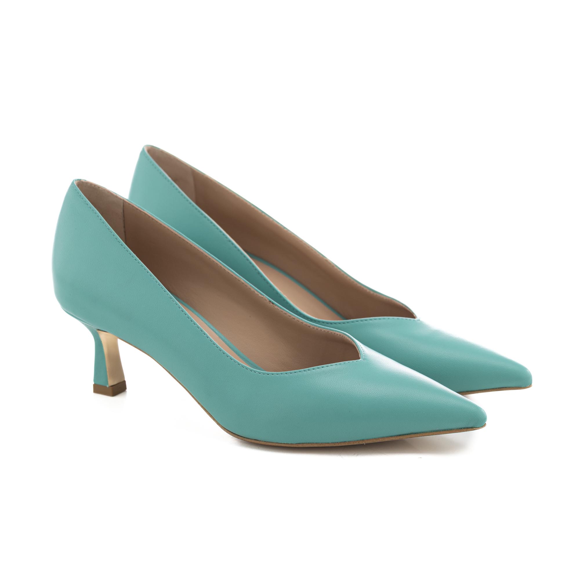 Art.309 tacco 5 cm – Suola in Gomma – Fodera Pelle – Nappa Tiffany – 159 €
