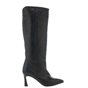 Art.426 - Tacco 7 cm - Suola in gomma - Fodera Pelle - Tomaia Nappa Nera - Sottopiede Imbottito - 250 €
