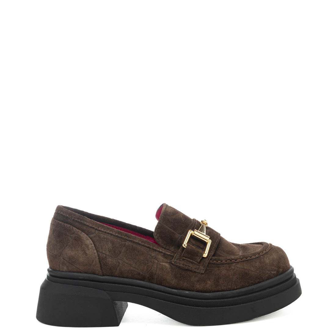 Art.476 – Fondo Gomma 5 cm – Fodera Pelle – Tomaia Cocco Marro’ scamosciato – Sott.imbottito – 179 €